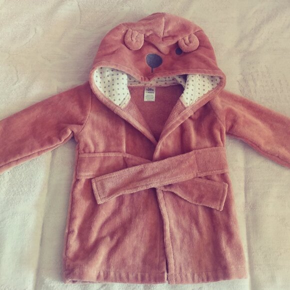 Baby Essentials Bears Hoodie Bathrobe - Picture 1 of 3